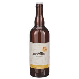 Bouteille de bière Achille Blonde – Golden Ale artisanale de la Brasserie Lilloise