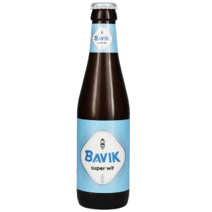 Bouteille de Bavik Super Wit 25cl – Bière blanche belge artisanale trouble et fruitée
