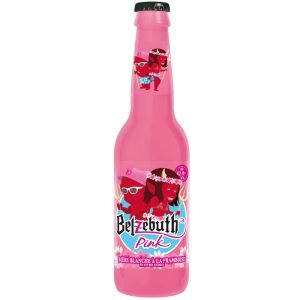 Bouteille de bière Belzebuth Pink, bière rosée à la framboise