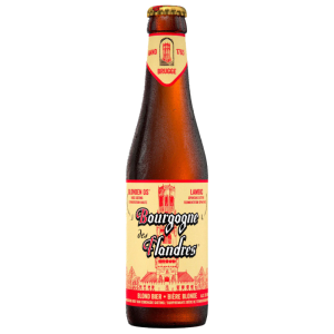 Bouteille de Bourgogne des Flandres Blonde, bière artisanale belge