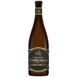 Bouteille de Carolus Whisky Infused bière brune belge artisanale