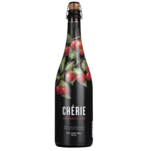 Photo bouteille Chérie Cherry Cerise 75cl bière aux fruits belge