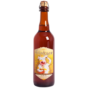 Bouteille de bière blonde artisanale Folie Douce de la Brasserie De Sutter 75 cl