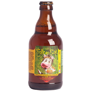 Bouteille de bière Folle des Bois avec cassis et framboise