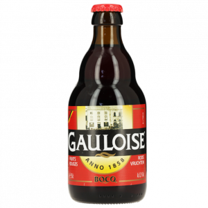 Bouteille de bière Gauloise Fruits Rouges 8,2 degrés - bière fruitée belge