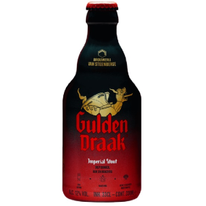 Bouteille de Gulden Draak Imperial Stout, bière belge noire 12%