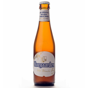 Bouteille de Hoegaarden Blanche bière blanche belge