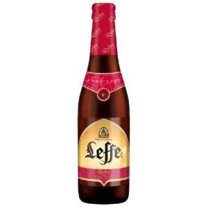 Bouteille de Leffe Ruby bière rouge belge aux fruits rouges