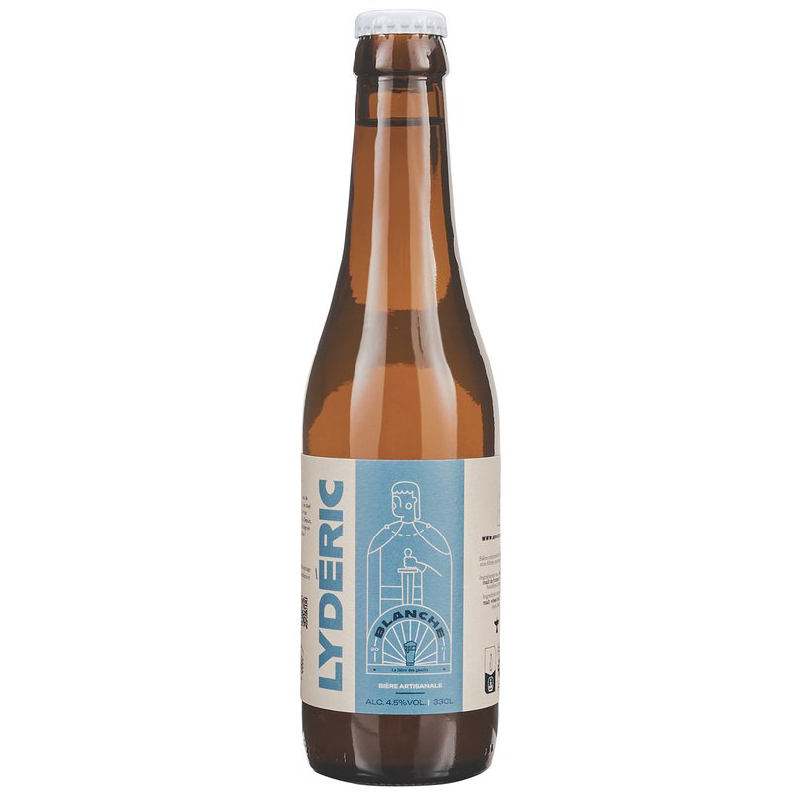 Bouteille de bière Lydéric Blanche 33 cl Bouteille de bière Lydéric Blanche 33 cl