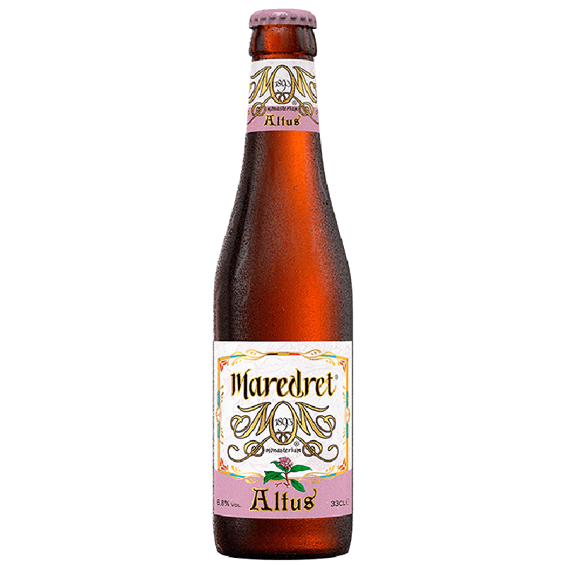 Photo de la bouteille de bière Maredret Altus – bière d’abbaye belge aux plantes Photo de la bouteille de bière Maredret Altus – bière d’abbaye belge aux plantes