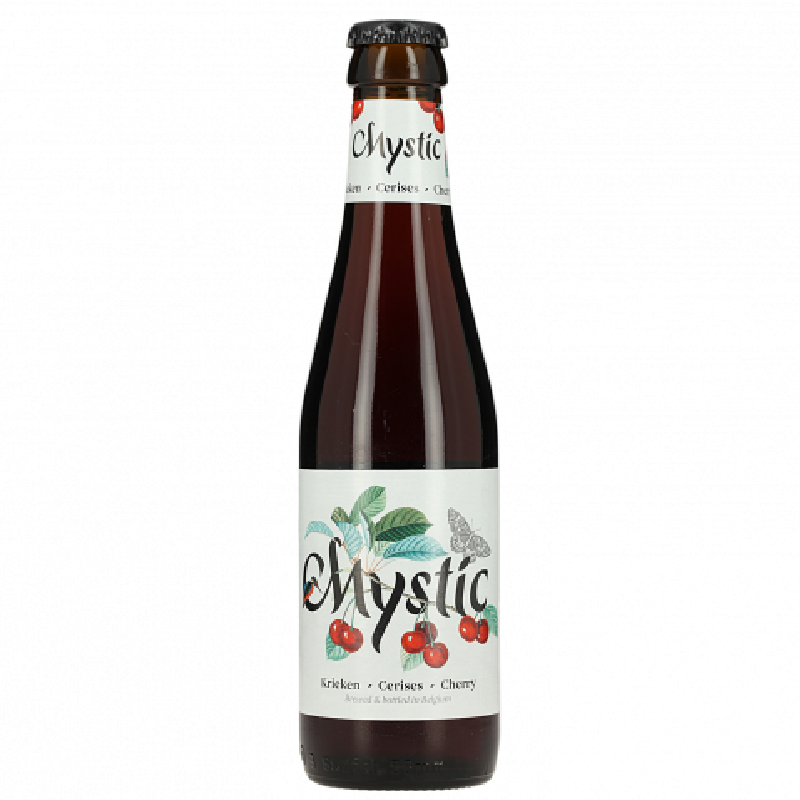 Photo de la bière Mystic Cerise, bière blanche fruitée à la cerise Photo de la bière Mystic Cerise, bière blanche fruitée à la cerise