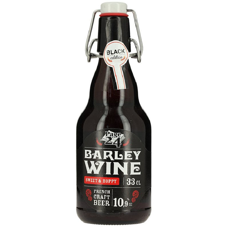 Bouteille de bière Page 24 Barley Wine artisanale Bouteille de bière Page 24 Barley Wine artisanale