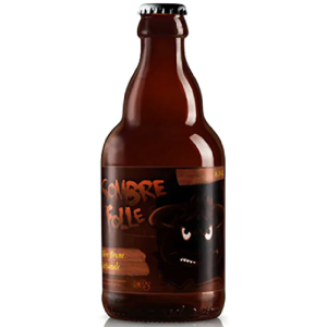 Bouteille de bière Sombre Folle 33 cl – Brasserie De Sutter, bière brune artisanale française