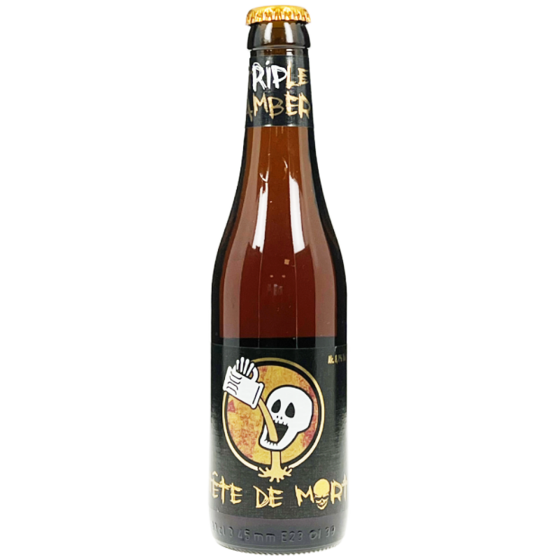 Bouteille de bière Tête de Mort Ambrée 33cl Bouteille de bière Tête de Mort Ambrée 33cl