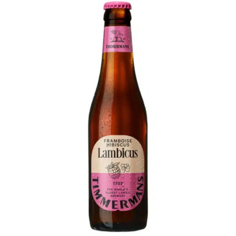 Bouteille de bière Timmermans Framboise Hibiscus Bouteille de bière Timmermans Framboise Hibiscus