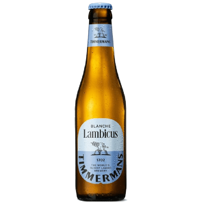 Bouteille de Timmermans Lambic Blanche 33cl – Bière blanche belge Bouteille de Timmermans Lambic Blanche 33cl – Bière blanche belge