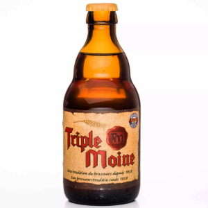 Bouteille de Triple Moine Brasserie du Bocq - Bière belge artisanale 7.5%