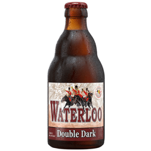 Bouteille de Waterloo Double Dark 33cl avec mousse onctueuse