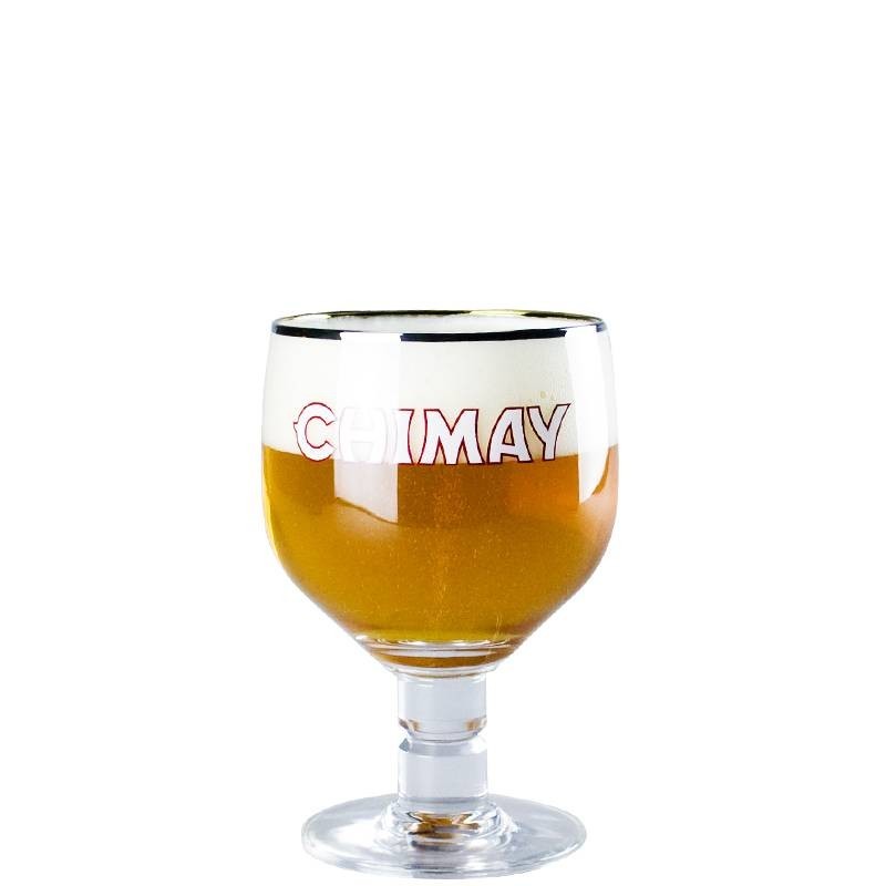 Verre à bière Chimay 33 cl avec logo gravé Verre à bière Chimay 33 cl avec logo gravé
