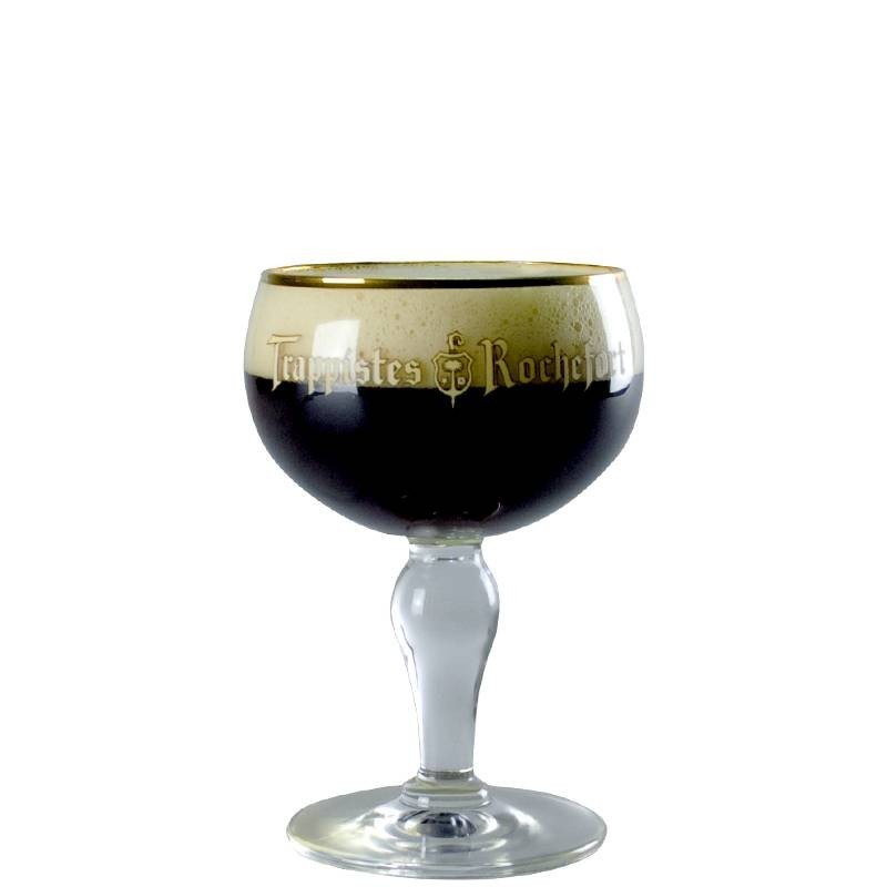 Verre à bière Rochefort 33 cl – Calice trappiste belge authentique