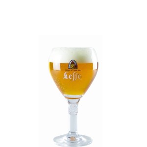 Verre à bière Leffe 25 cl en forme de calice avec logo gravé