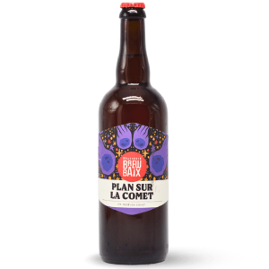 Bouteille de Plan sur la Comet 75 cl – IPA artisanale de la brasserie Brewbaix