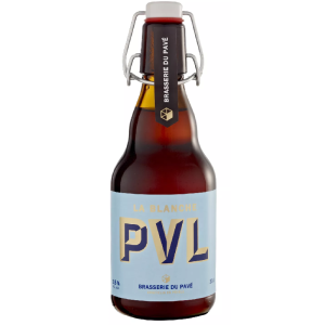 Bouteille de bière PVL Blanche 33 cl de la Brasserie du Pavé