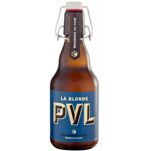 Bouteille de bière PVL Blonde 33 cl de la Brasserie du Pavé