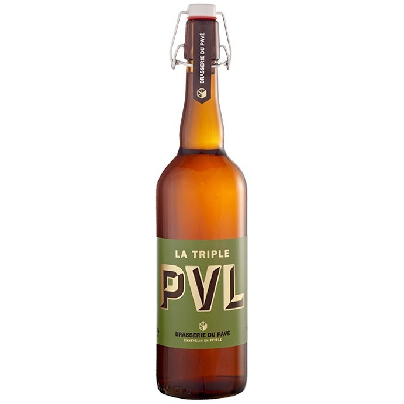 Bouteille de PVL Triple 75 cl – bière blonde artisanale du Nord Bouteille de PVL Triple 75 cl – bière blonde artisanale du Nord