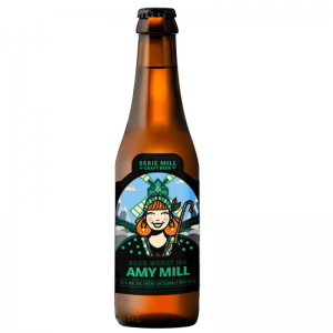 Photo de la bouteille de bière Amy Mill 33 cl – Sour Wheat IPA bio de la Brasserie Moulins d'Ascq