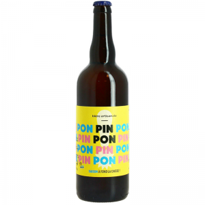 Bouteille de Pin Pon Saison Mosaic 75 cl Brasserie Tandem