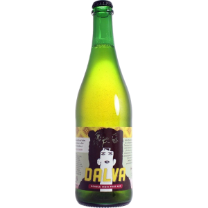 Bouteille Dalva Double IPA 75 cl Brasserie Thiriez sur fond bois